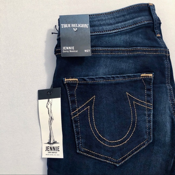 NWT True Religion Jennie Curvy Bootcut Jean - Picture 4 of 9